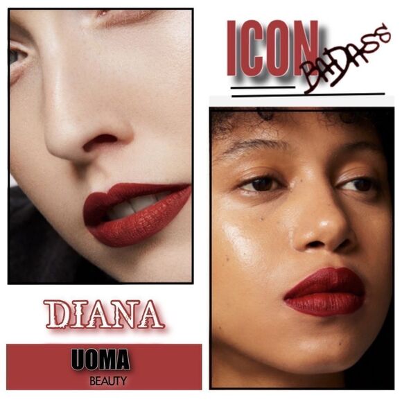 UOMA Beauty Icon Badass Matte Lipstick (Diana) - Picture 6 of 6